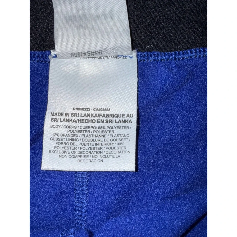 Nike Pro Dri-FIT Blue Snakeskin Embossed Leggings‎ Women's Large 695590-455